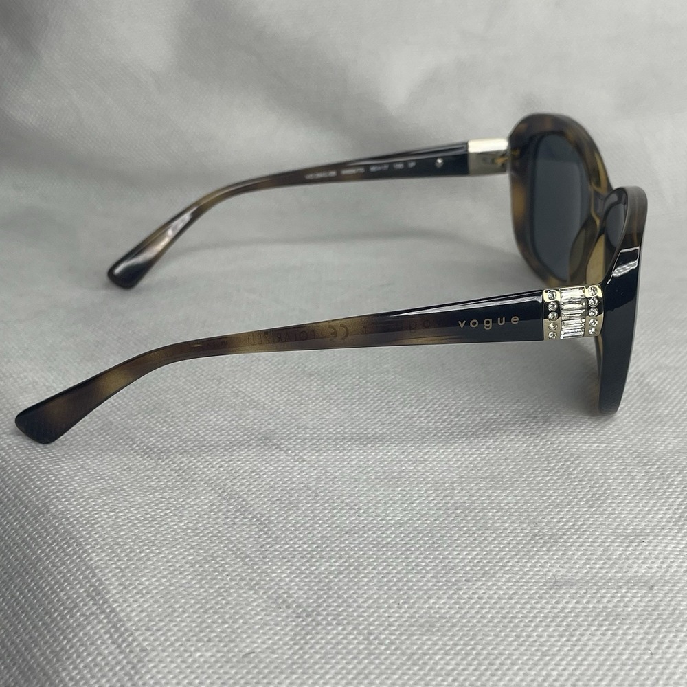 Vogue Cat Eye Jewel Tortoise Eye Glasses FRAME ONLY VO2943-SB W656/T5 55-17-135 - Picture 9 of 16